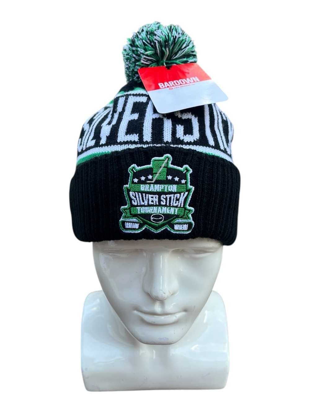 New Bardown Silver Stick Hockey Tournament Brampton Beanie Toque Hat